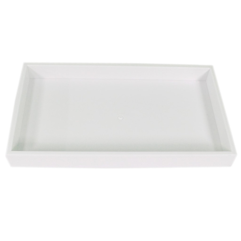 White Plastic Stackable Tray - Picture 2 of 8